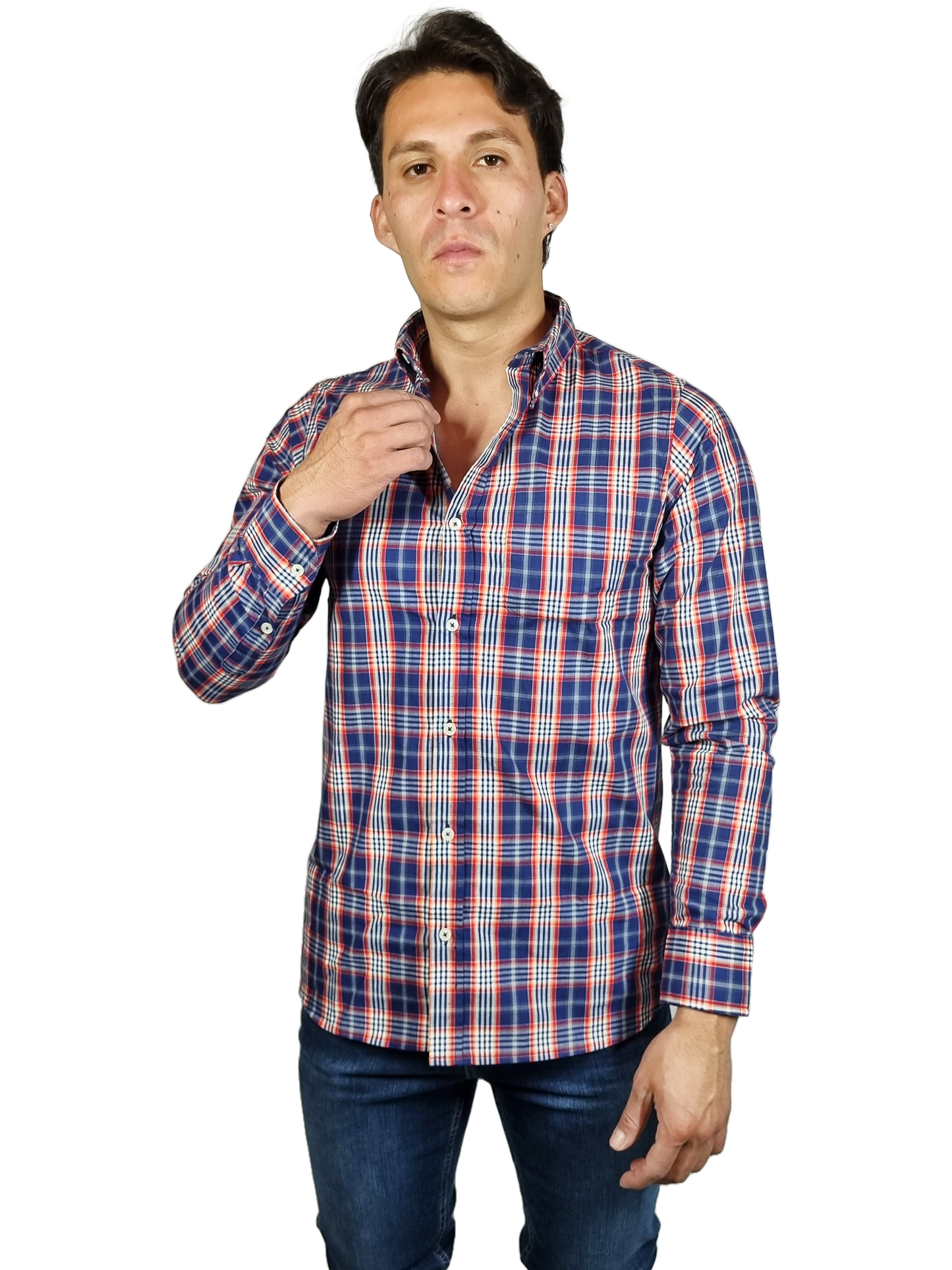 Camisa slim cuadros