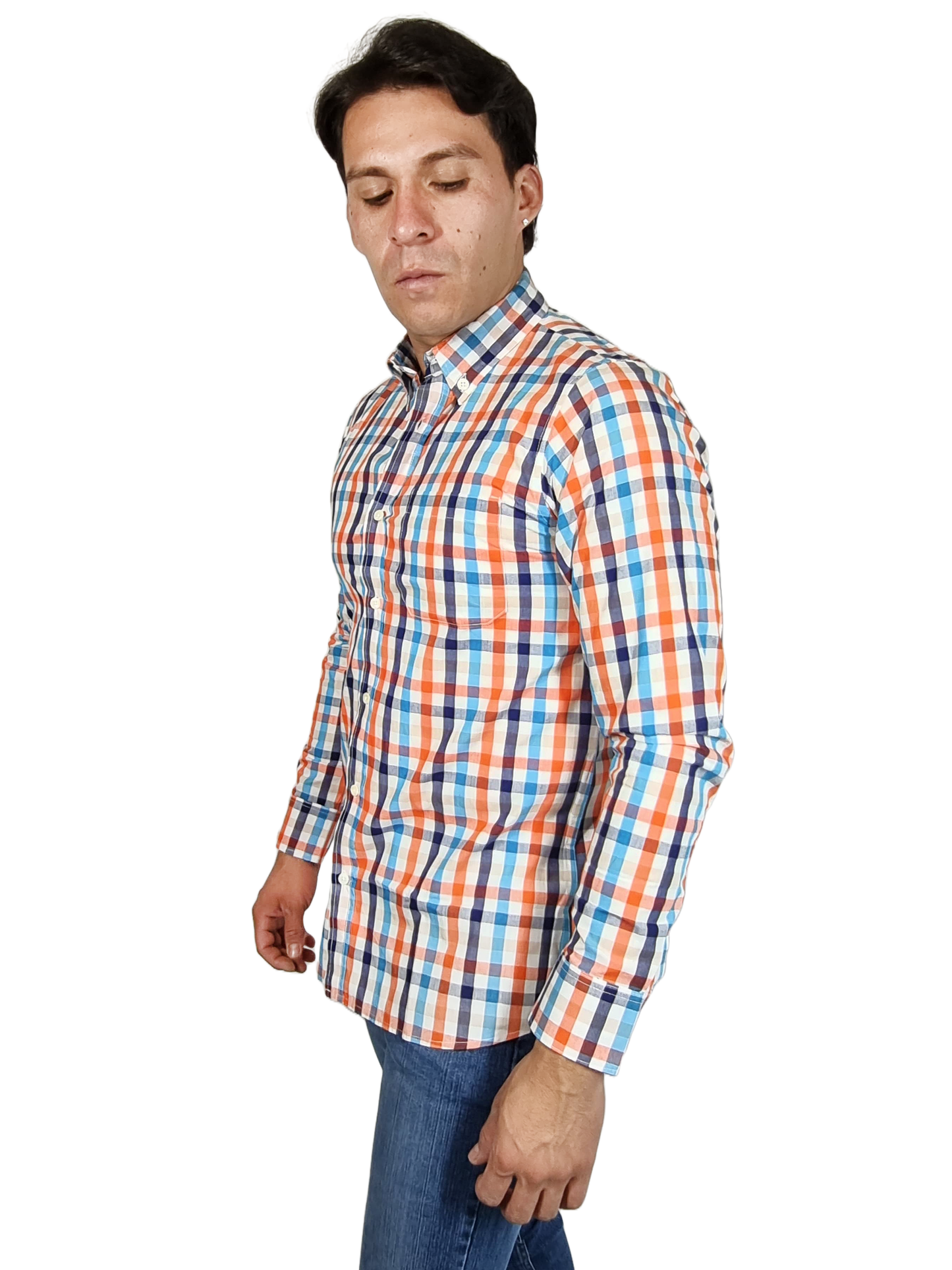 Camisa cuadros slim