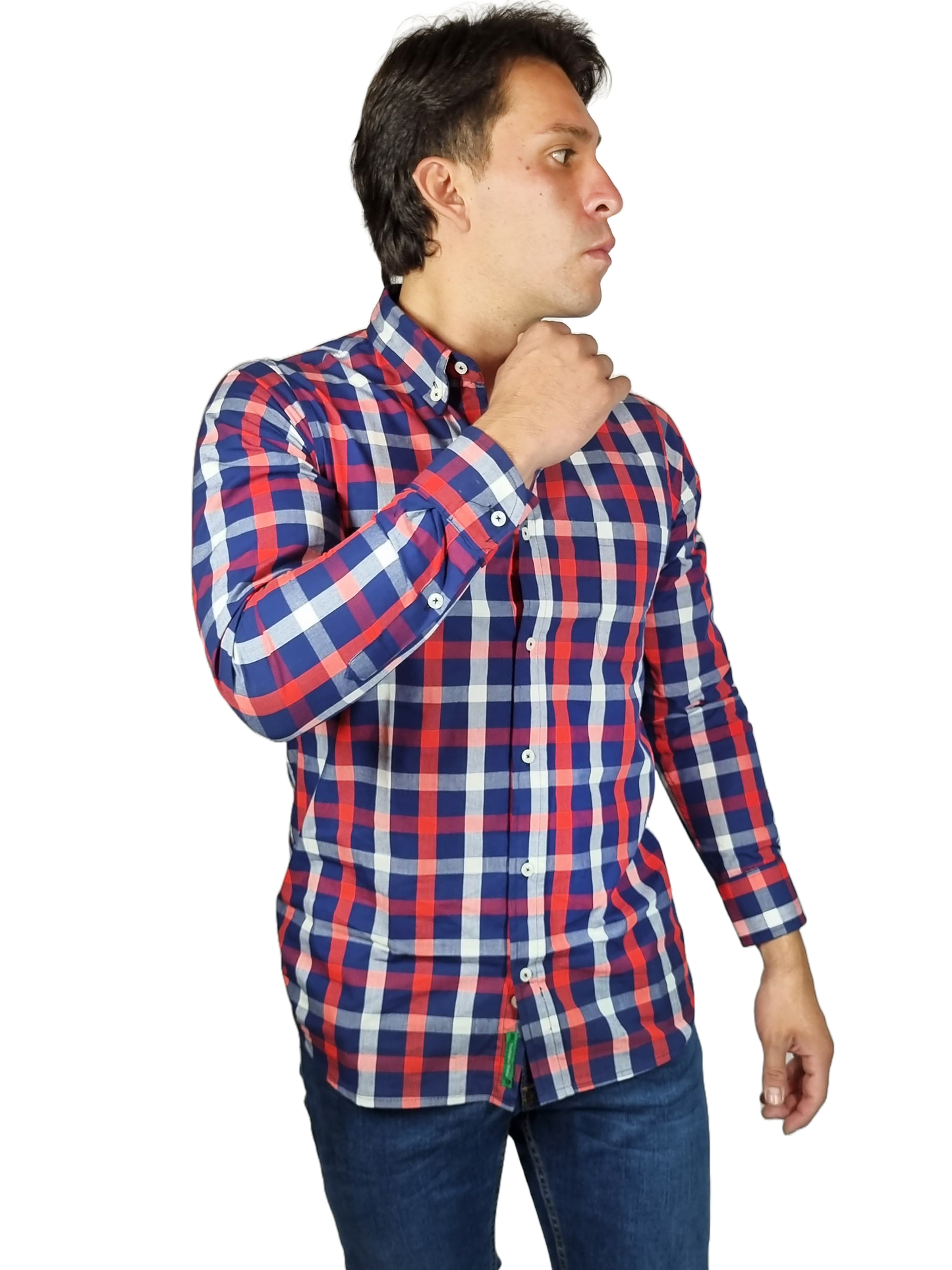 Camisa caballero cuadros