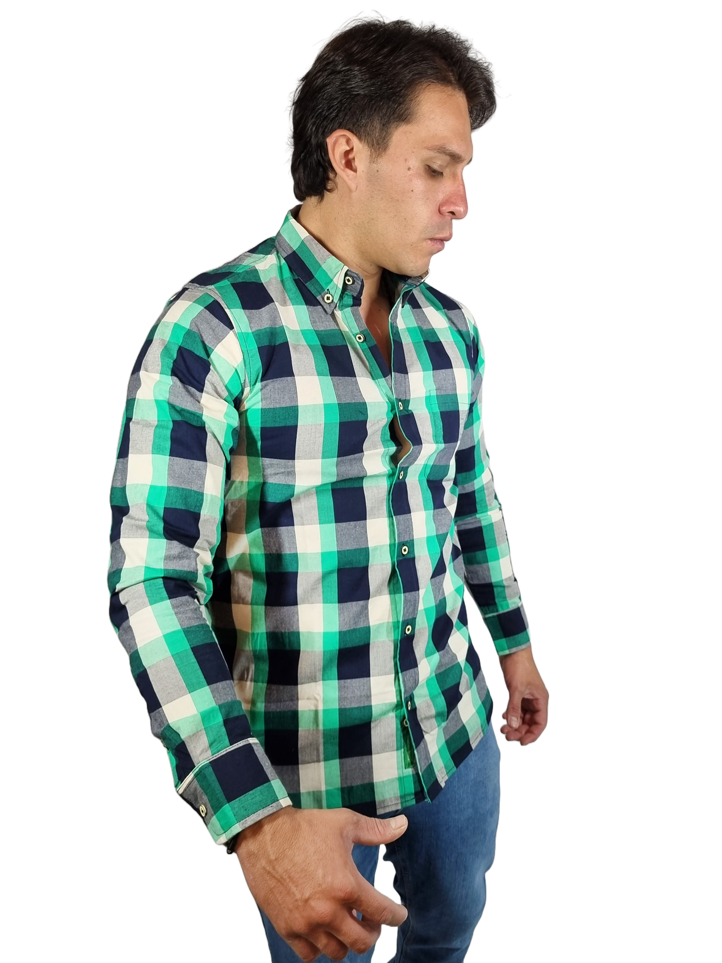 Camisa cuadros slim