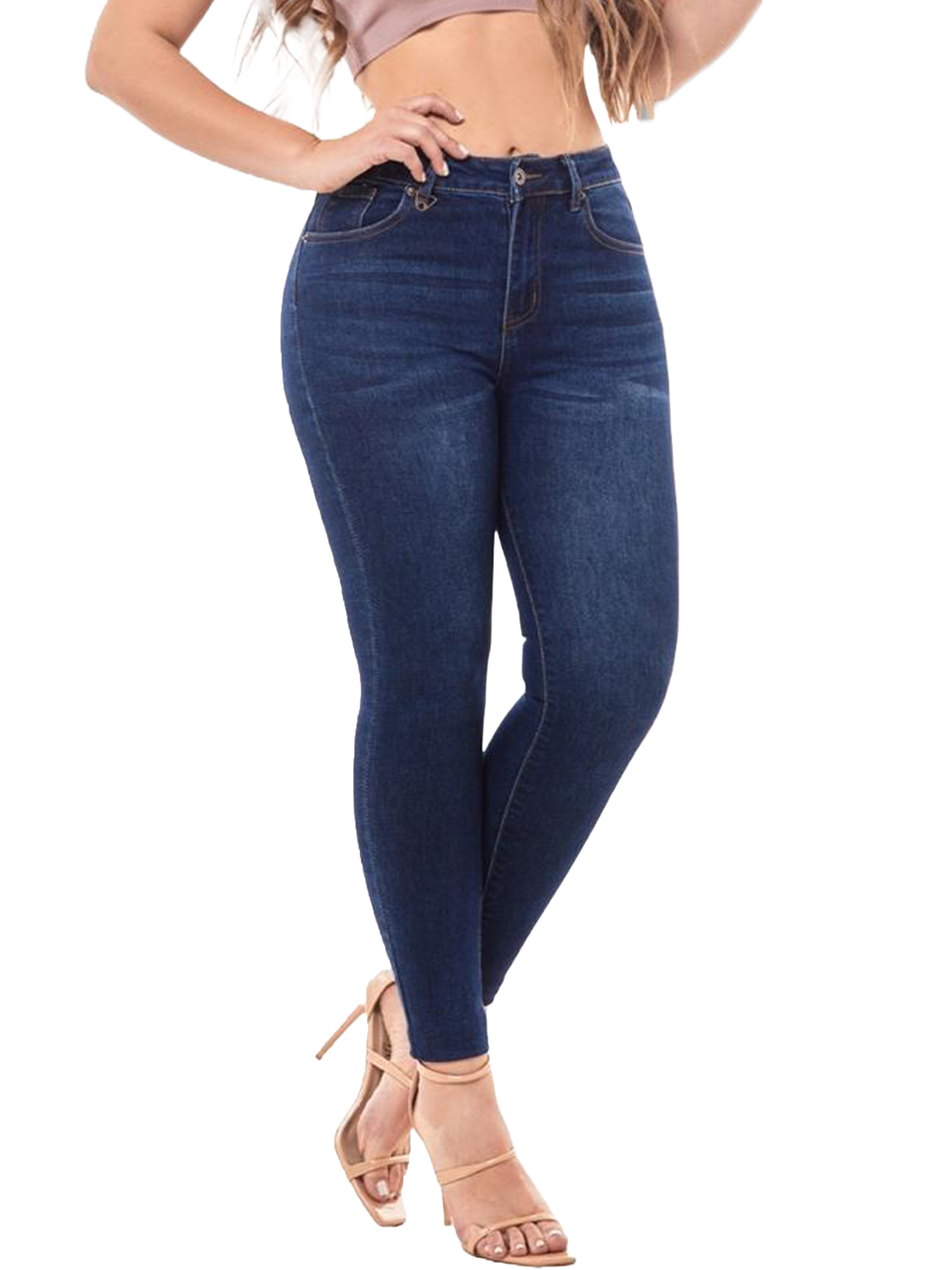 Pantalon entubado strech