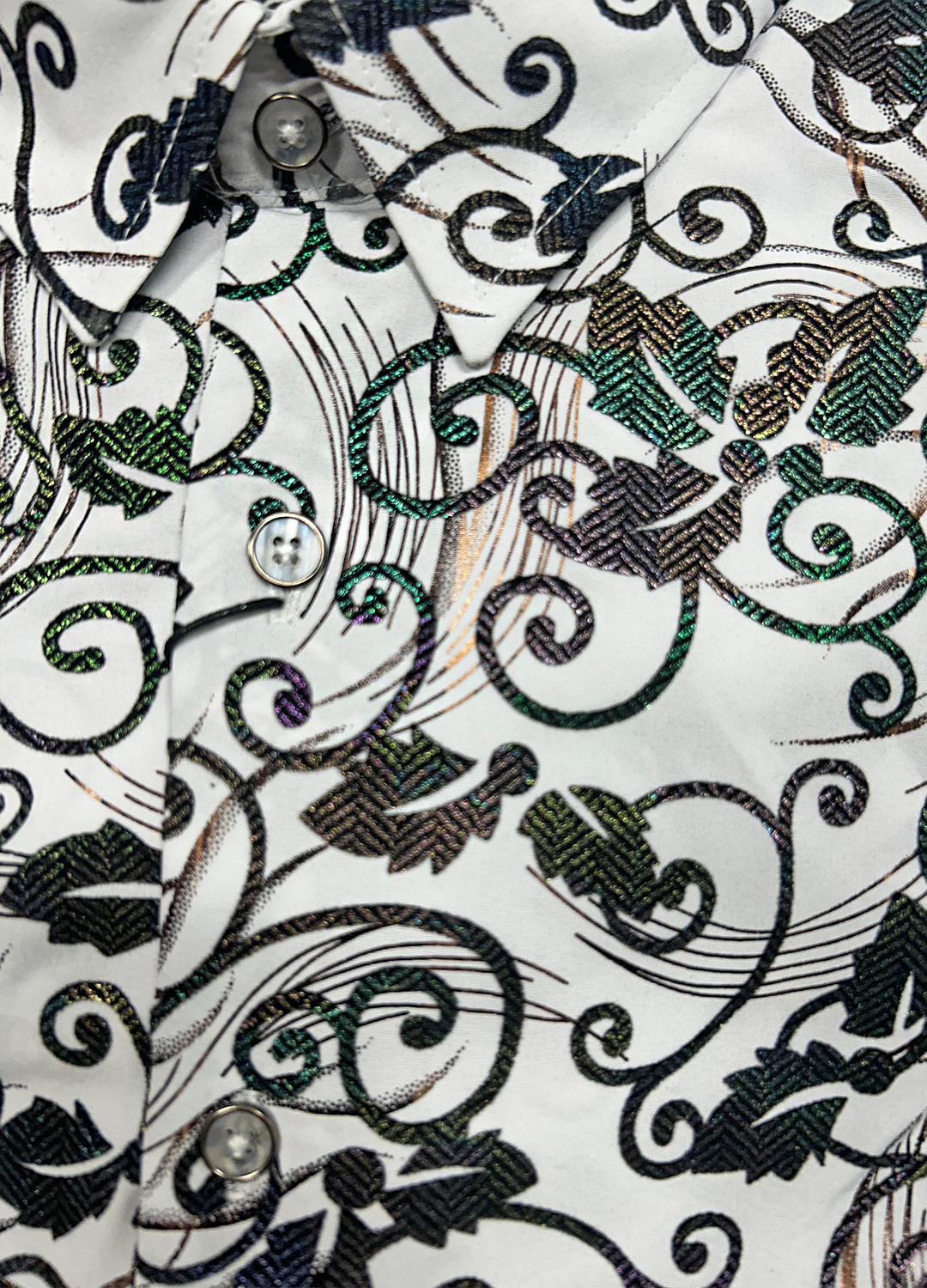 Camisa Buchona Slim Manga Larga