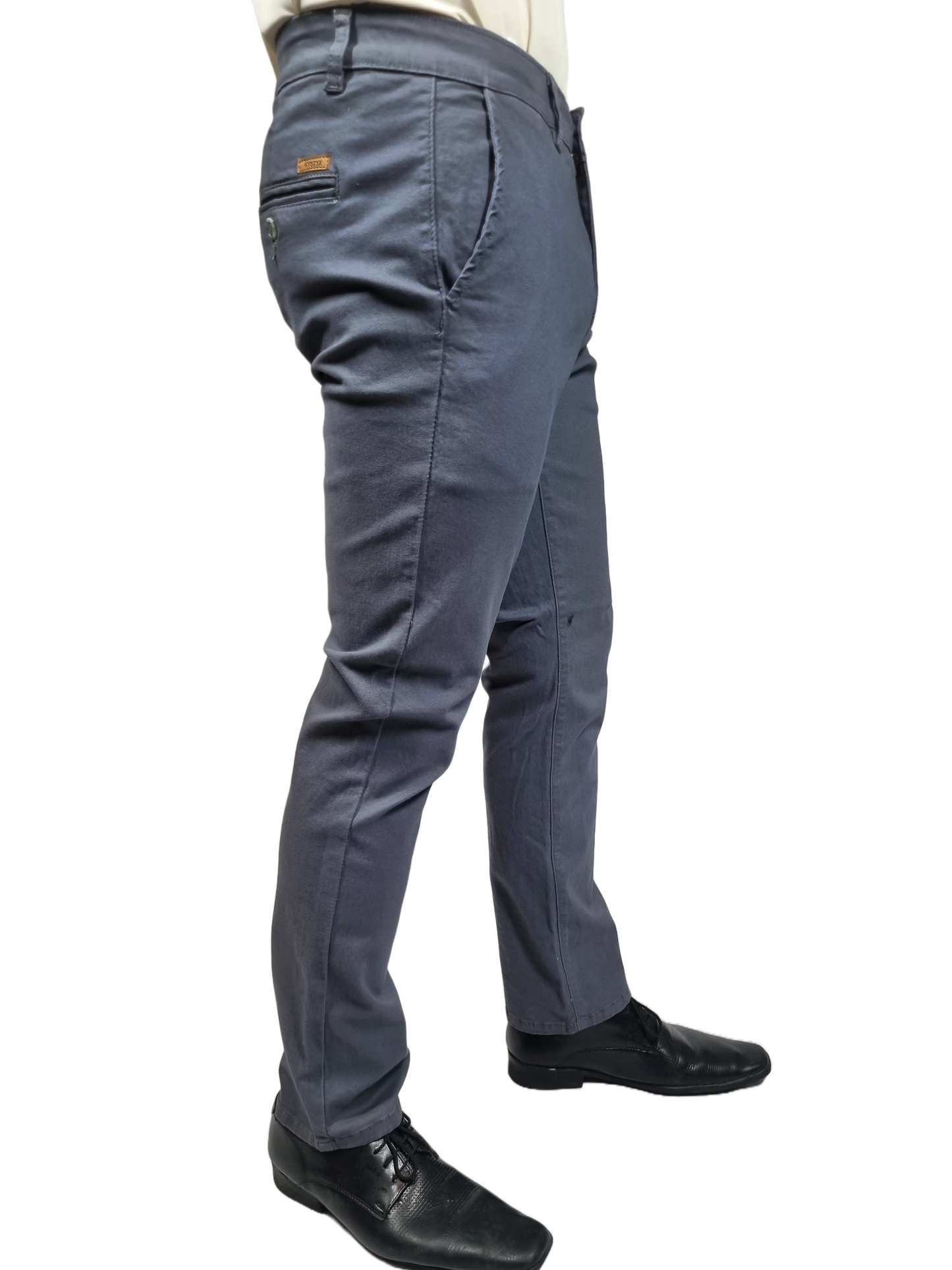 Pantalón gabardina Slim Gris