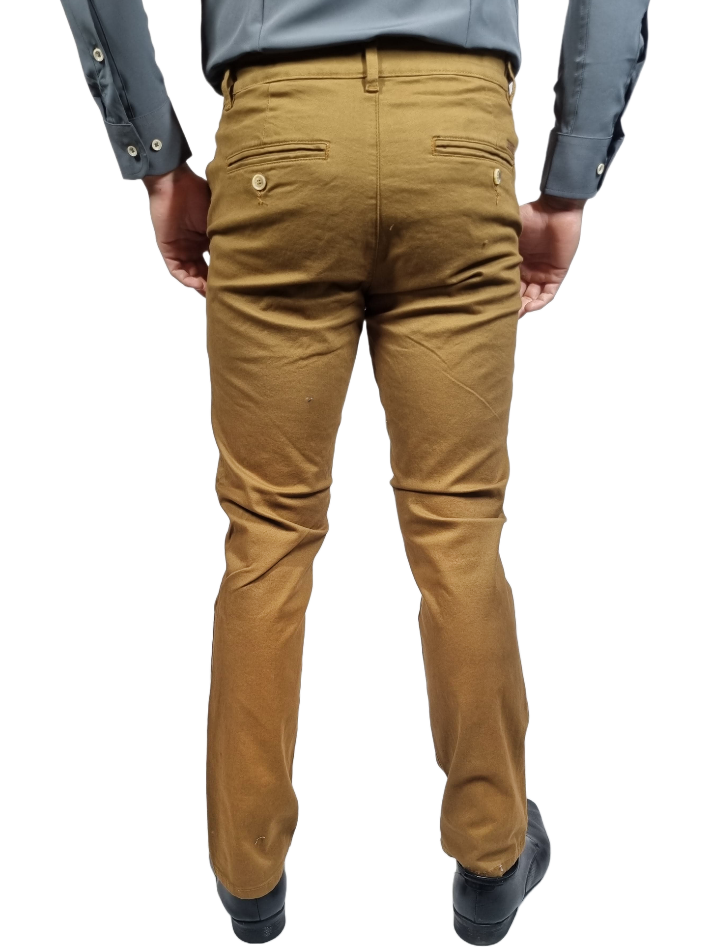 Pantalón Slim gabardina Khaki