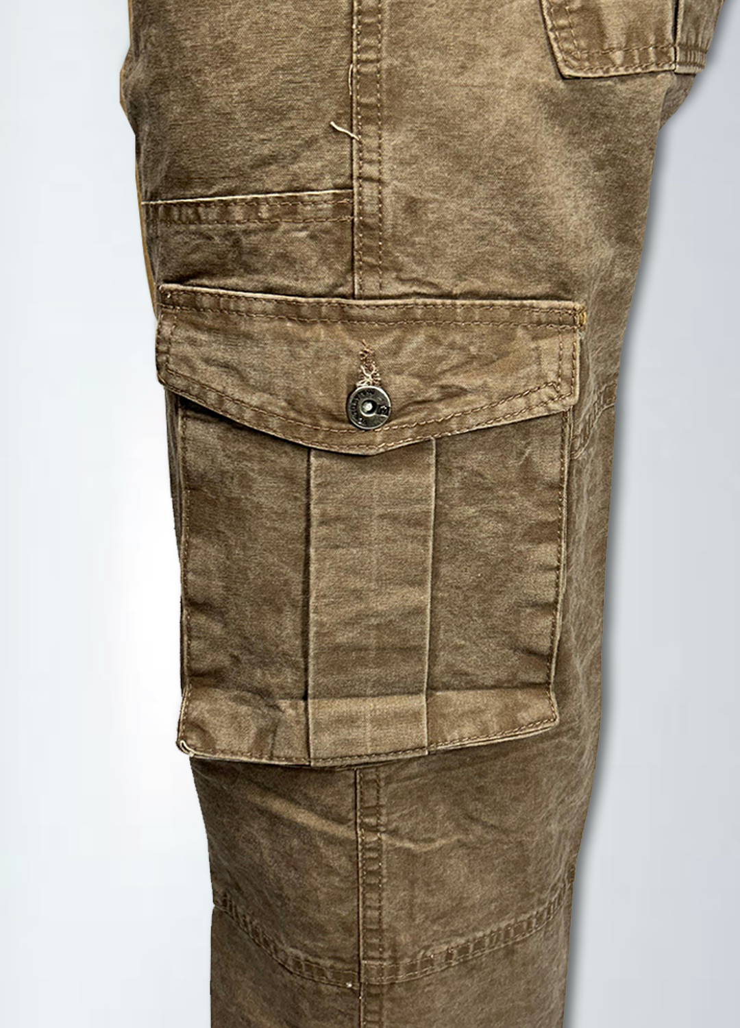 Pantalón cargo caballero café