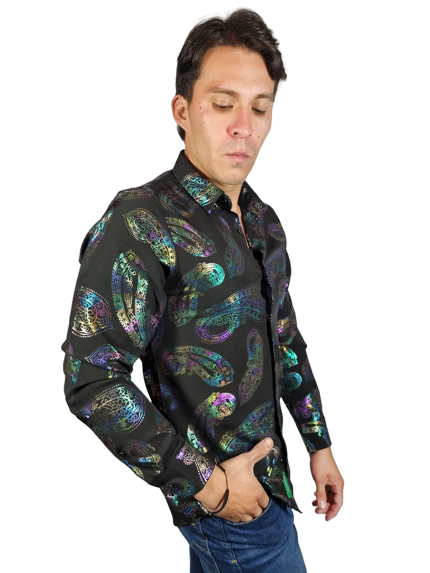 Camisa  Buchona Slim Manga Larga