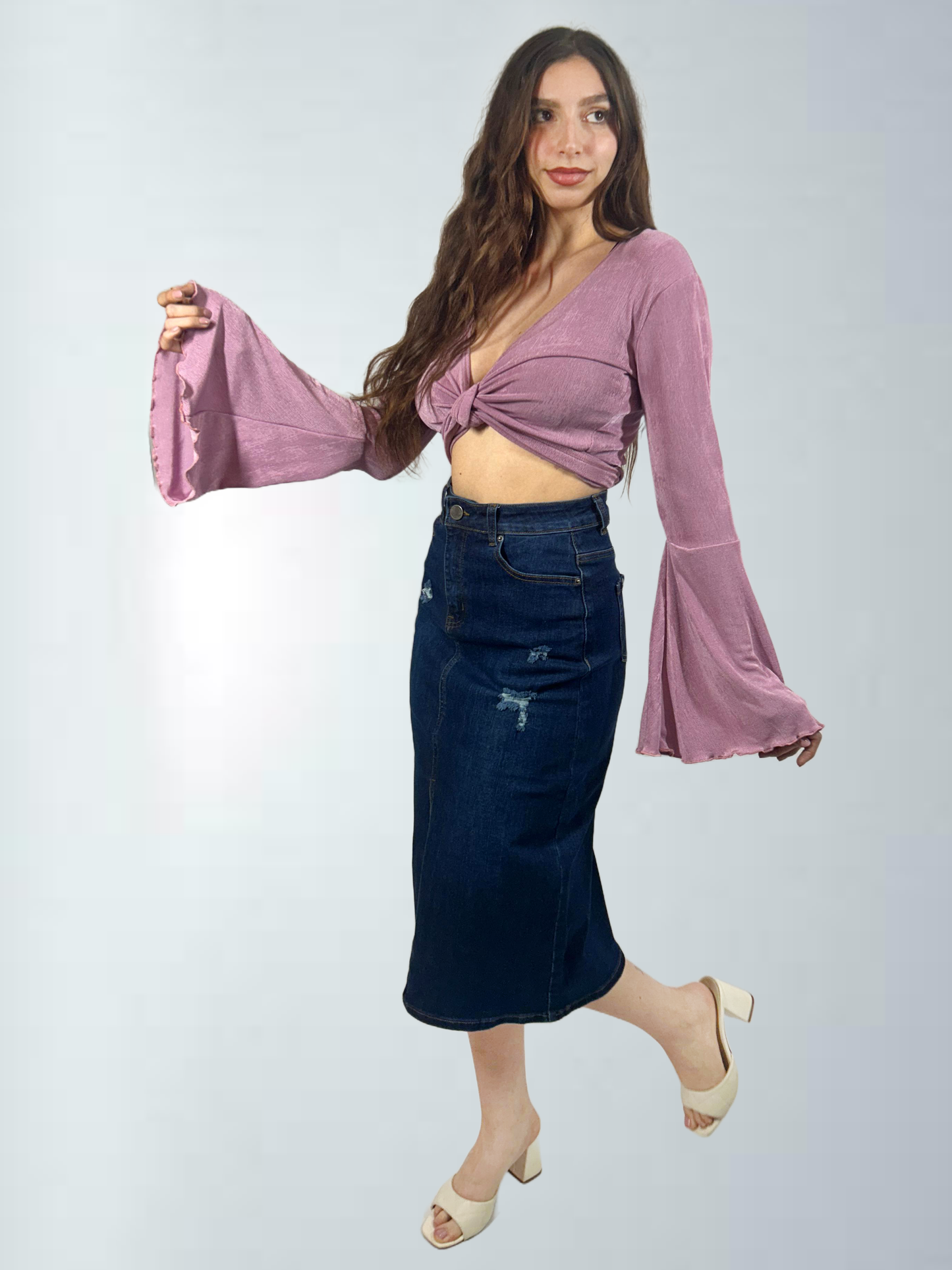 Falda Midi