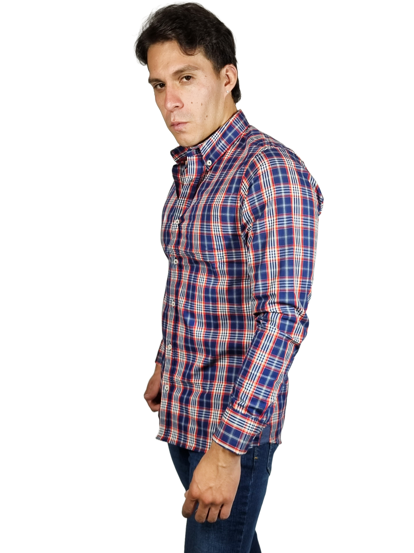 Camisa slim cuadros