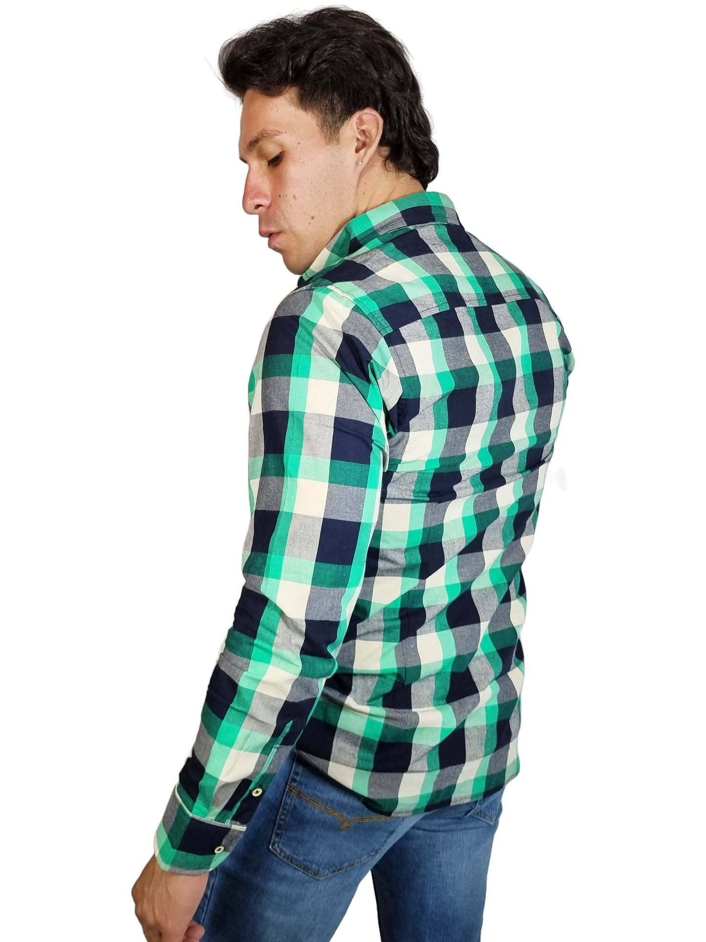Camisa cuadros slim