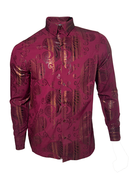 Camisa  Buchona Slim Manga Larga