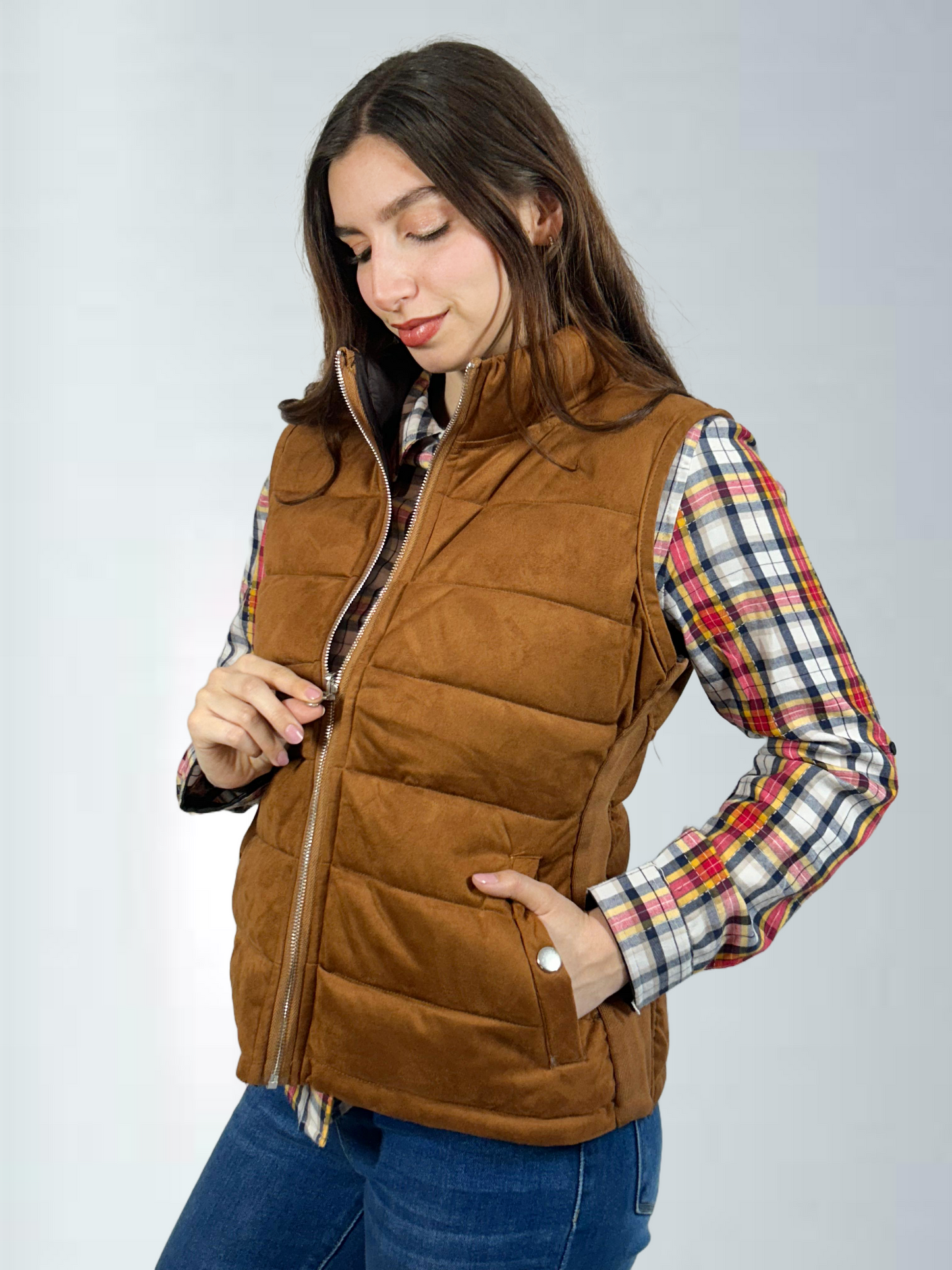 Chaleco doble vista Dama