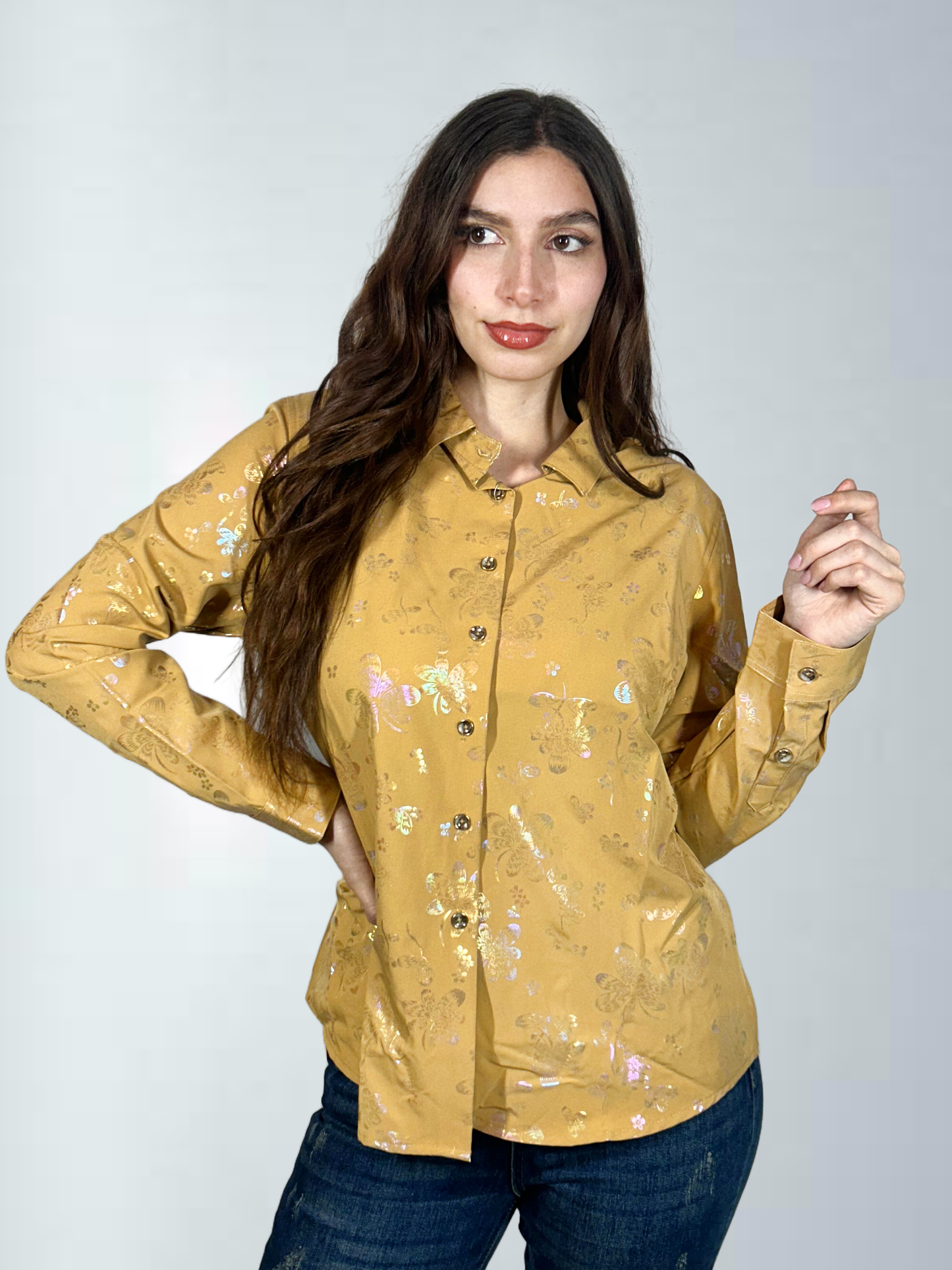 Camisa buchona de mujer