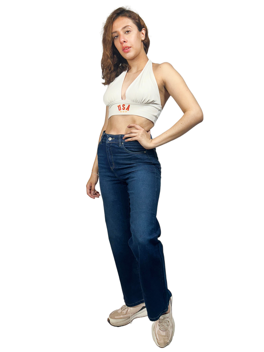 Pantalón straight fit
