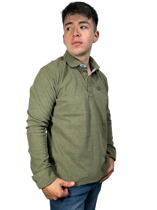 Playera de polo afelpada