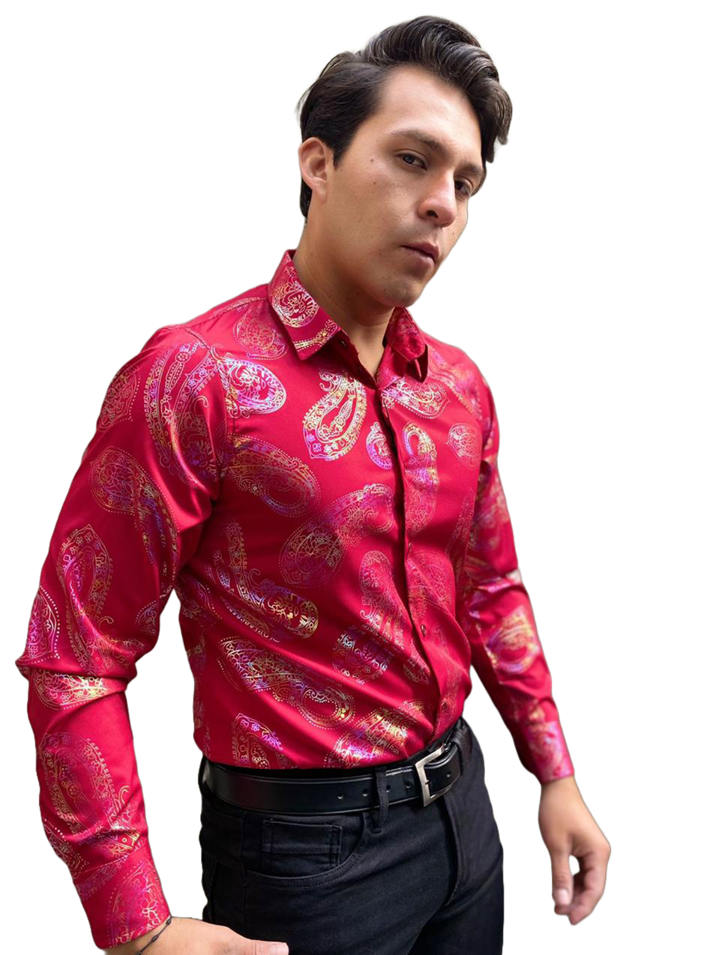 Camisa  Buchona Slim Manga Larga