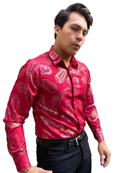 Camisa  Buchona Slim Manga Larga