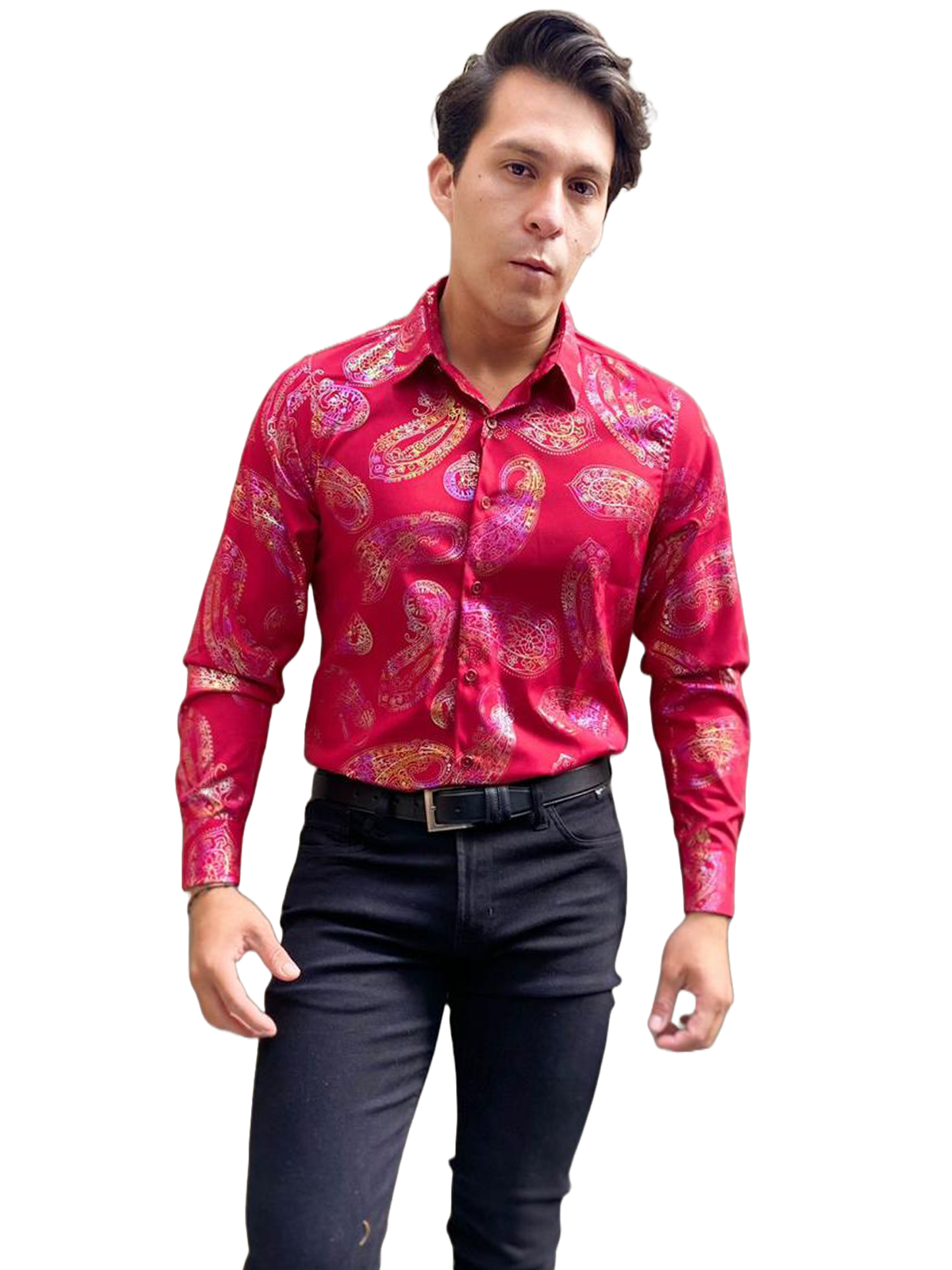 Camisa  Buchona Slim Manga Larga