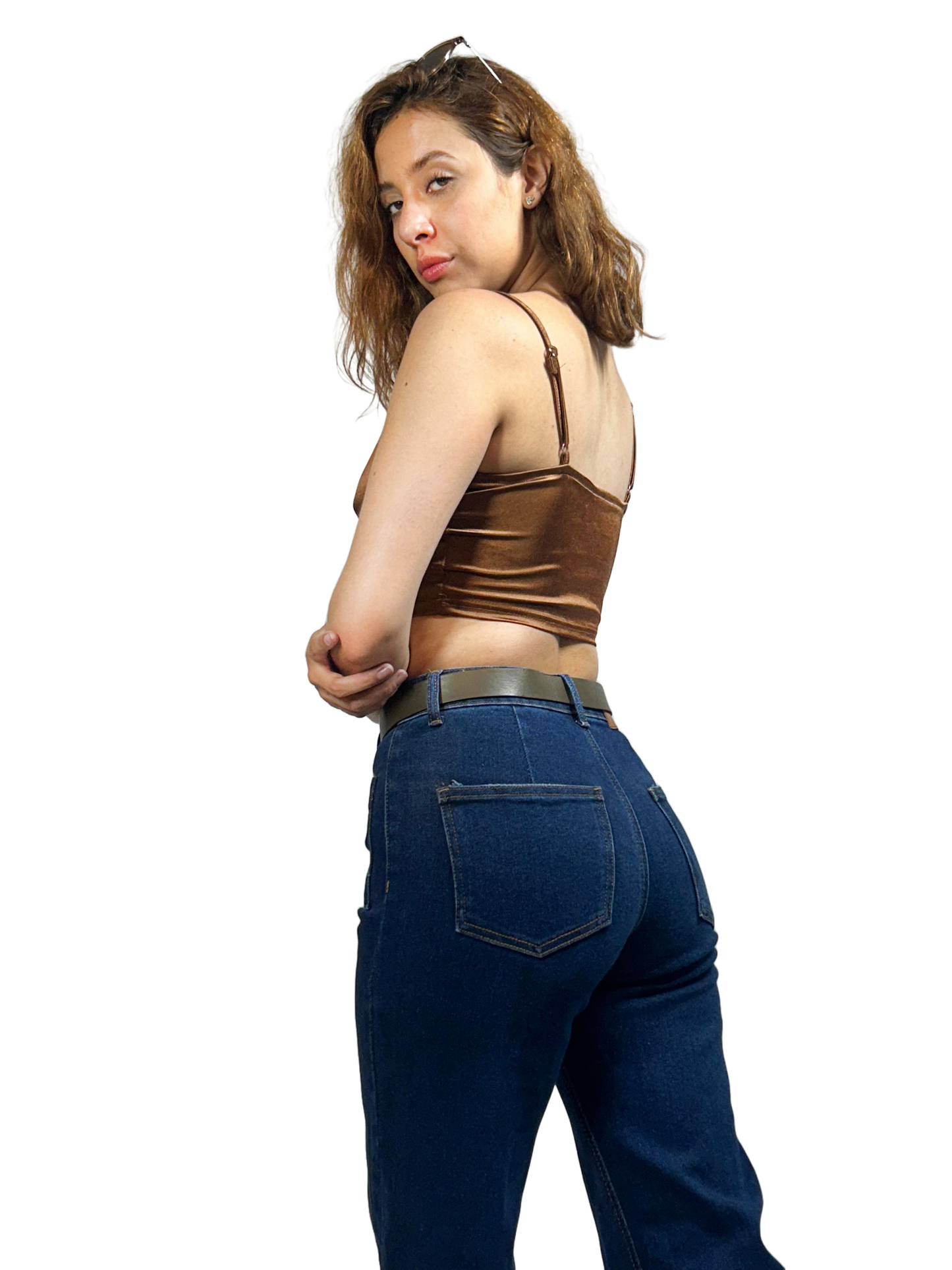 Wide leg jeans