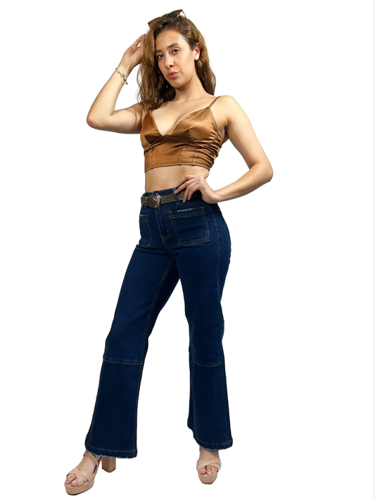 Wide leg jeans