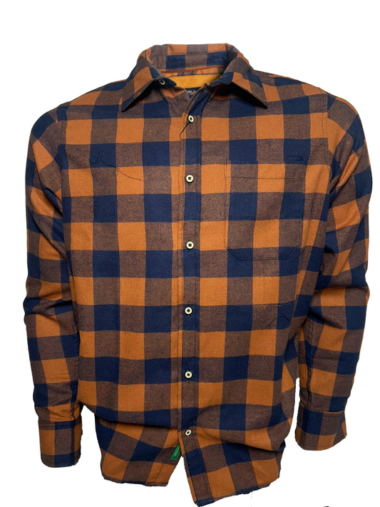Camisa de caballero franela