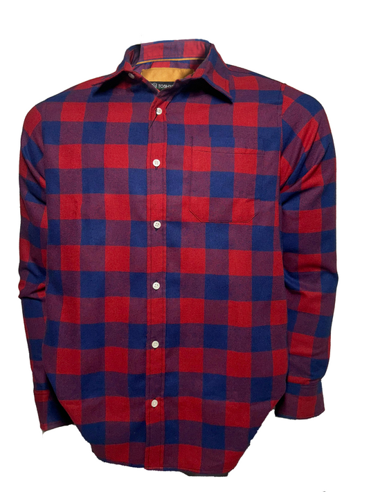 Camisa franela caballero