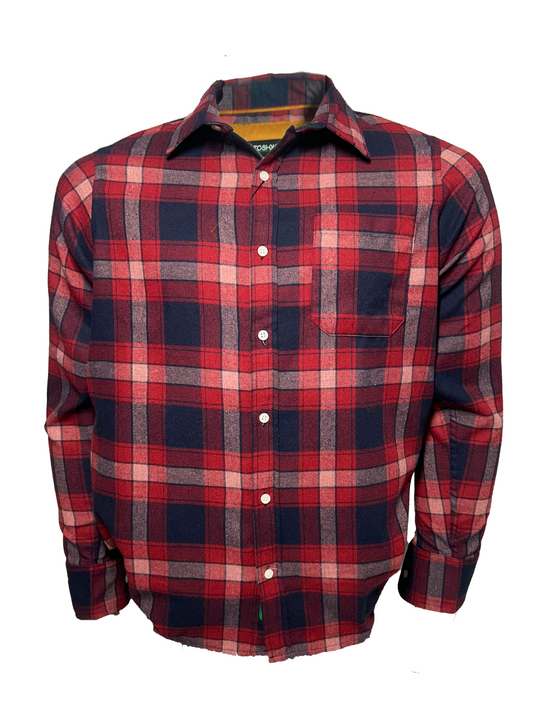 Camisa franela caballero
