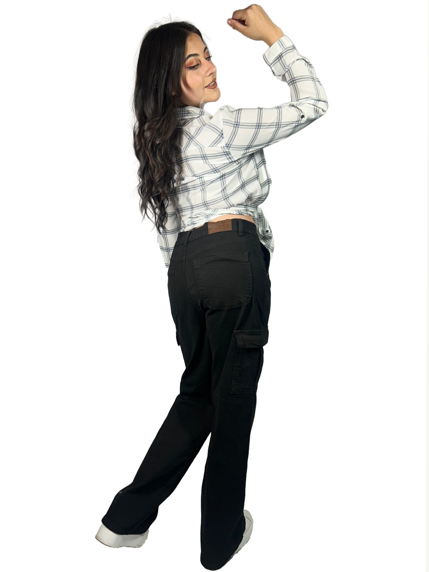 Pantalón cargo styx negro