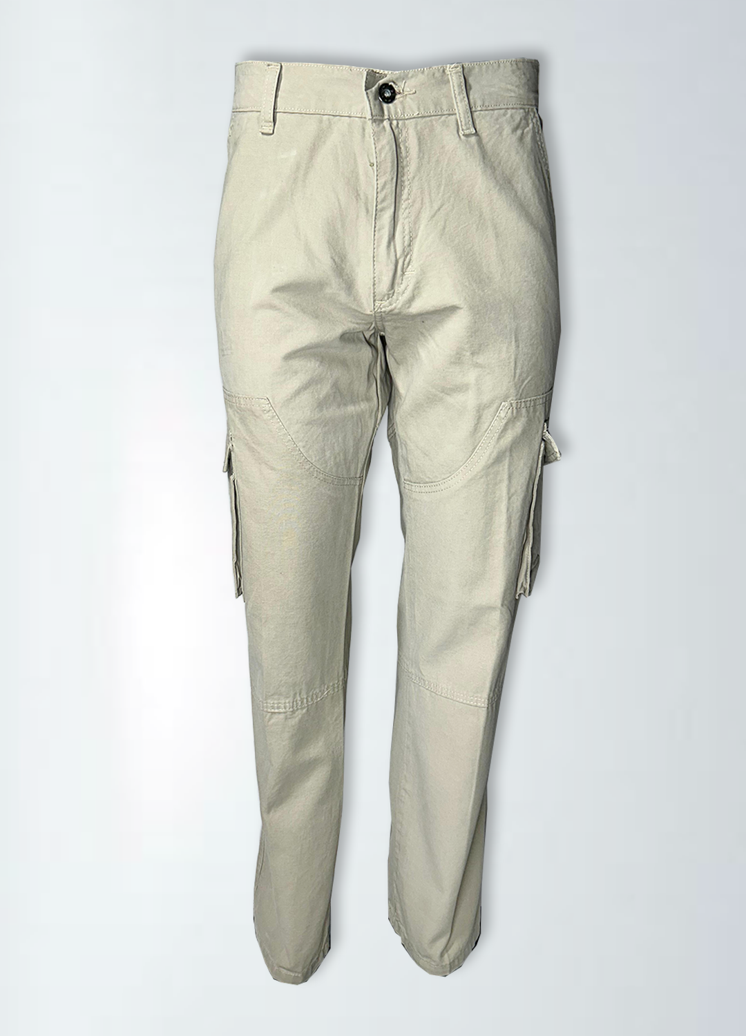 Pantalón cargo caballero beige