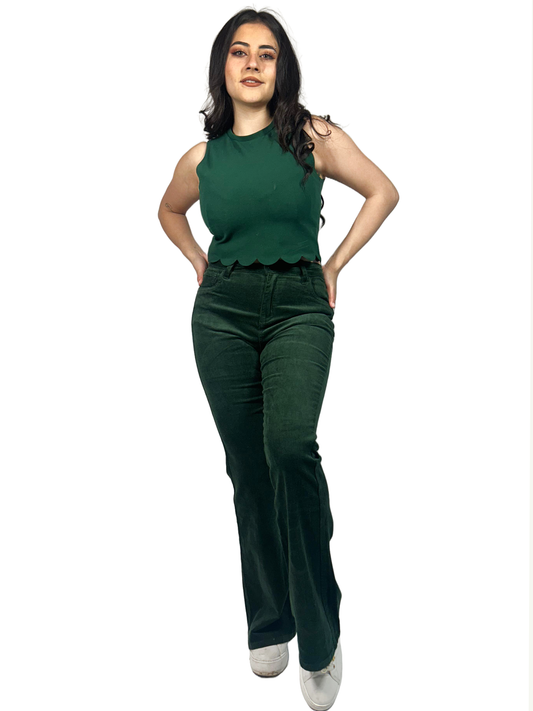 Pantalón campana panilla