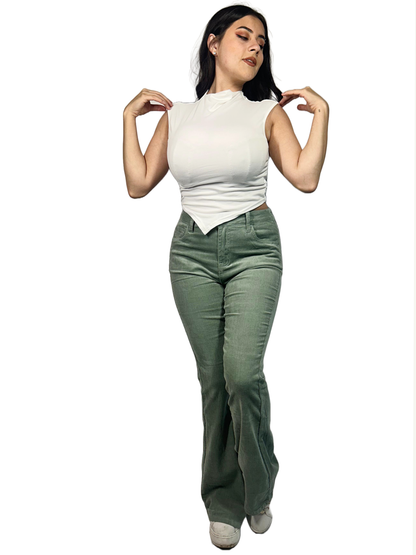 Pantalón campana panilla