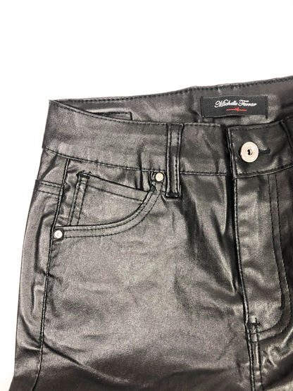 Pantalón vinipiel negro