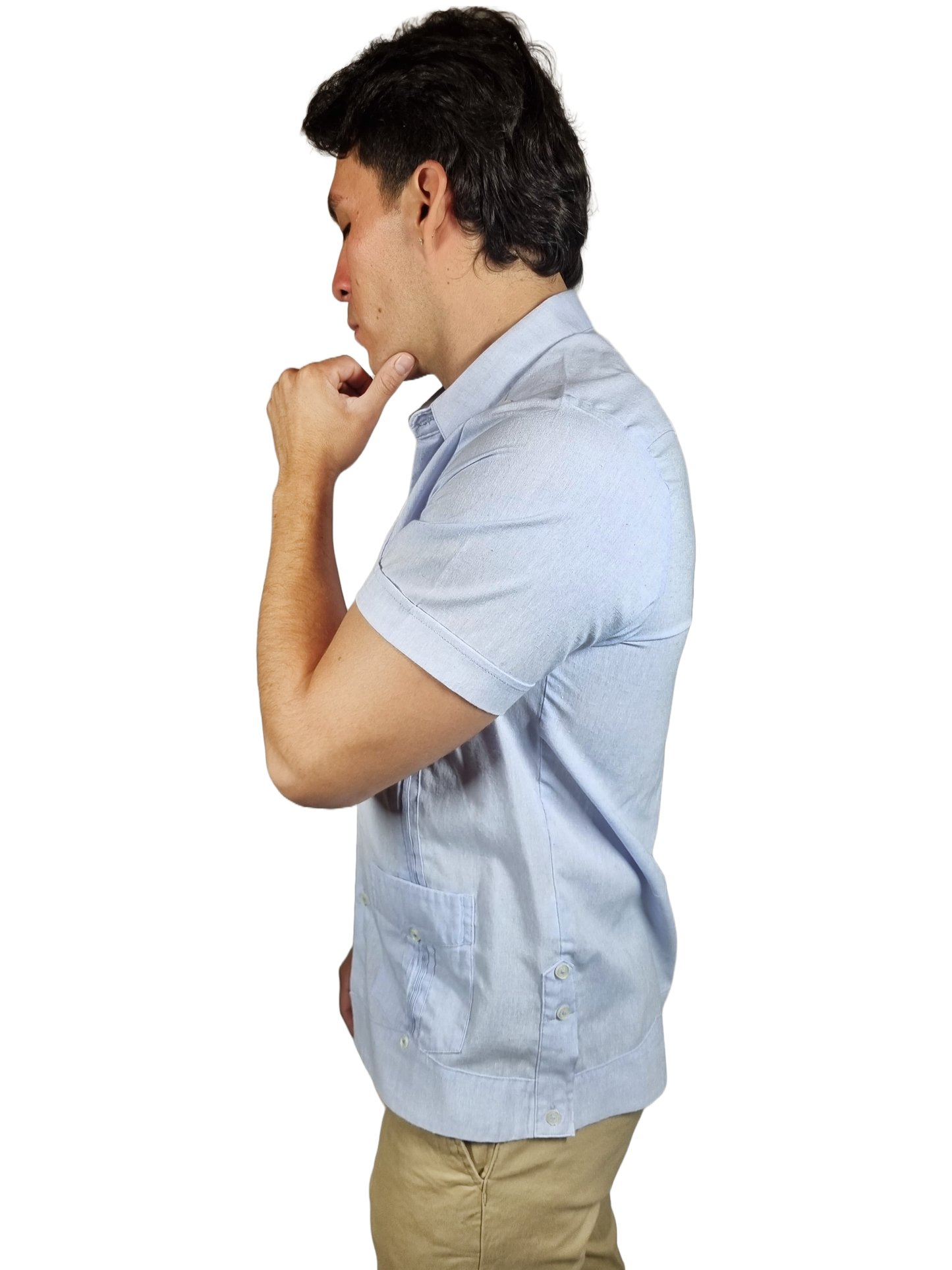 GUAYABERA  AZUL