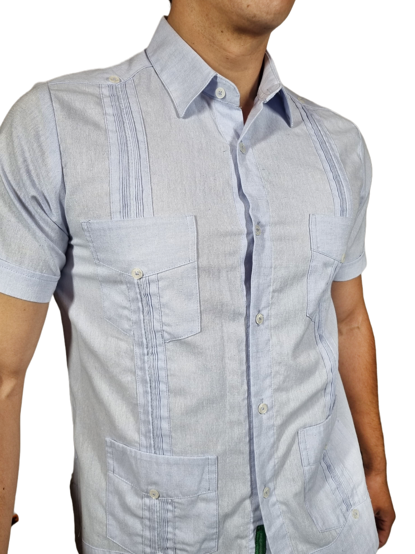 GUAYABERA  AZUL