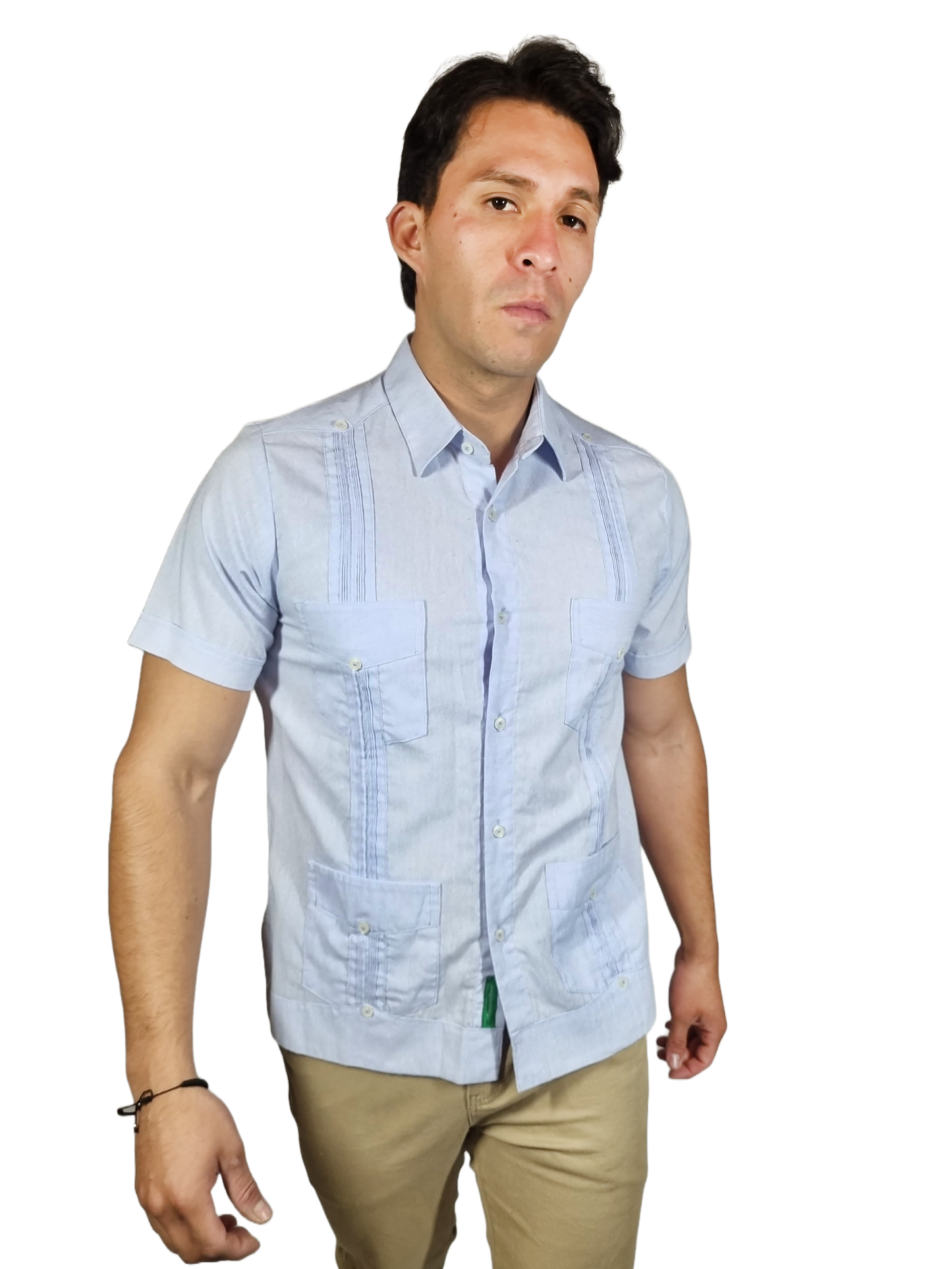 GUAYABERA  AZUL